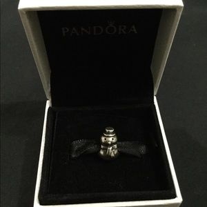 Authentic pandora snowman charm